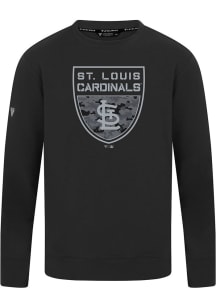 Levelwear St Louis Cardinals Black Mandate Buckler Long Sleeve T Shirt