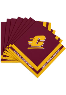 Central Michigan Chippewas 6.5" 20 pack Napkins
