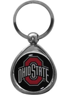 Ohio State Buckeyes Chrome Keychain - Silver