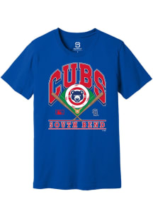 Summit Sportswear South Bend Cubs Blue Homefield Short Sleeve Fashion T Shirt