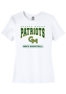 Summit Sportswear George Mason University Womens White Mens Basketball Short Sleeve T-Shirt