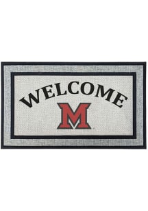 Miami RedHawks Welcome 18x30 Door Mat