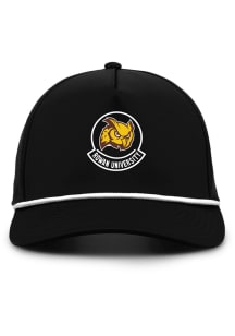 Rowan University NeoCool 5 Panel Rope Adjustable Hat - Black