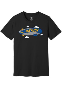 Summit Sportswear Akron Black Blimp Short Sleeve Fashion T Shirt