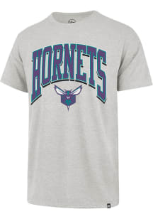 47 Charlotte Hornets Grey Walk Tall Short Sleeve Fashion T Shirt