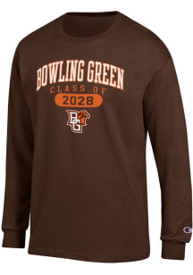 Champion Bowling Green Falcons Brown Pill Class of 2028 Jersey Long Sleeve T Shirt
