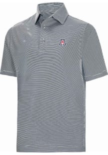 Footjoy Arizona Wildcats Mens Navy Blue MicroFeeder Stripe Short Sleeve Fashion Polo