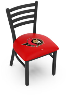Ottawa Senators Stationary Black Wrinkle Finish Pub Stool - Black
