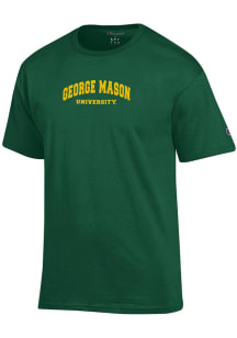 Champion George Mason University Gold Primary Logo Short Sleeve T Shirt
