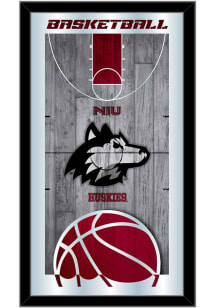 Northern Illinois Huskies Basketball Hanging Back Bar Mirror