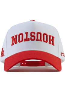 Houston Cougars Upside Down 5 Panel Adjustable Hat - White