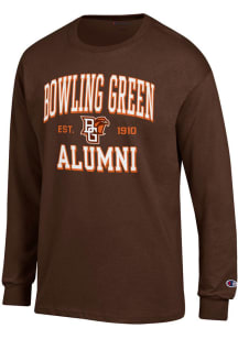 Champion Bowling Green Falcons Brown Est Date Alumni Jersey Long Sleeve T Shirt