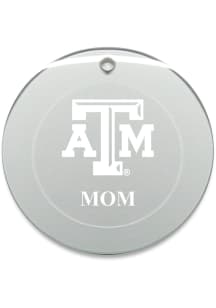 Texas A&M Aggies Mom Round Ornament - White