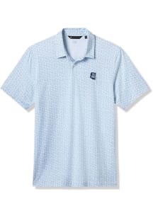 Travis Mathew Arizona Wildcats Mens Light Blue College Bound Short Sleeve Fashion Polo