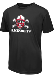 Colosseum Nebraska Cornhuskers Youth Black Blackshirts Short Sleeve T-Shirt