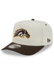 New Era Western Michigan Broncos Rear Hit 9FIFTY A-Frame Adjustable Hat - Ivory