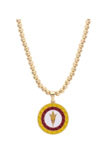 Arizona State Sun Devils Pave Disc Necklace