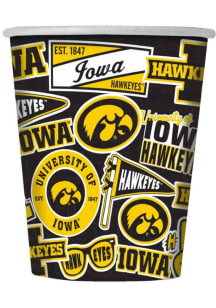 Iowa Hawkeyes 12oz 25pk Disposable Cups