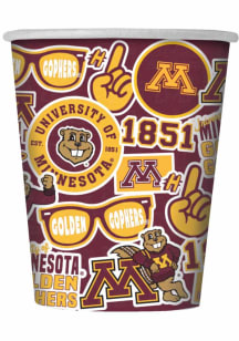 Minnesota Golden Gophers 12oz 25pk Disposable Cups