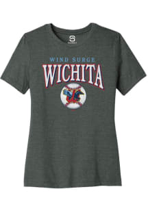 Summit Sportswear Wichita Wind Surge Womens Graphite Homerun Short Sleeve T-Shirt