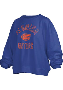 Pressbox Florida Gators Womens Blue Rockford Crew Sweatshirt