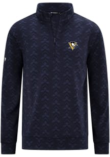 Levelwear Pittsburgh Penguins Mens Navy Blue Chameleon 3D Embroidered Patch Pullover Jackets