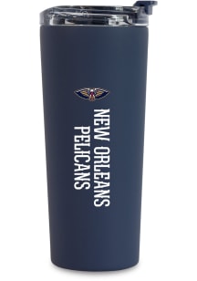 New Orleans Pelicans Easy Grip Stainless Steel Tumbler - Navy Blue