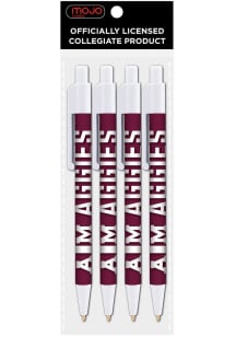 Texas A&M Aggies 4 Pack Pen - Maroon