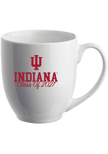 Indiana Hoosiers 16oz Class of 2027 Glossy Bistro Ceramic Mug - Crimson