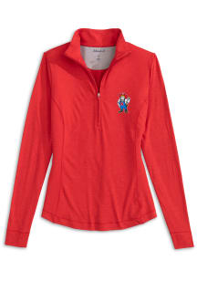Johnnie O Nebraska Cornhuskers Womens Red Susie Qtr Zip