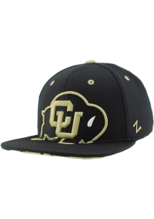 Zephyr Colorado Buffaloes Black Menace Snapback Mens Snapback Hat