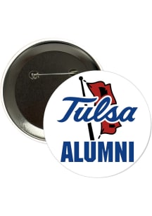 Tulsa Golden Hurricane 3" Alumni Button - Blue