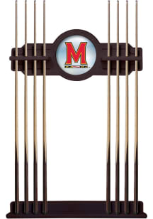 Maryland Terrapins Solid Wood Cue Rack Pool Table