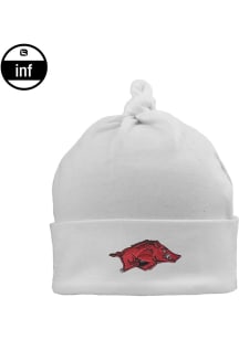 LogoFit Arkansas Razorbacks Mya Baby Knit Hat - White