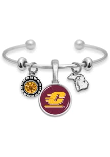 Central Michigan Chippewas Home Sweet School Womens Bracelet