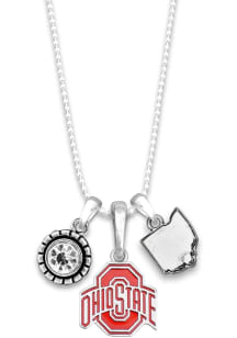 Ohio State Buckeyes Home Sweet School Necklace
