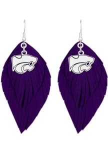 K-State Wildcats Boho Womens Earrings