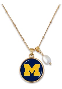 Michigan Wolverines Diana Necklace