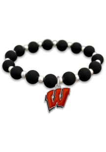 Wisconsin Badgers Zoey Stretch Design Womens Bracelet