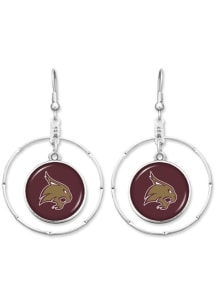 Texas State Bobcats Campus Chic Womens Earrings