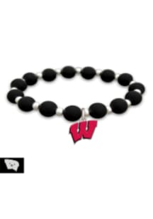Wisconsin Badgers Zoey Stretch Womens Bracelet