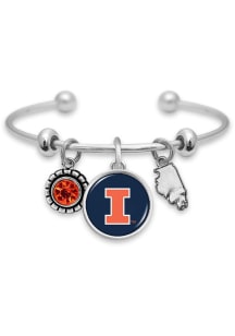 Illinois Fighting Illini Home Sweet School Womens Bracelet