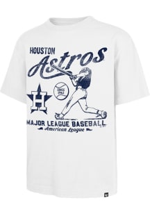 47 Houston Astros White Wordmark Short Sleeve Fashion T Shirt
