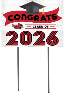 Illinois State Redbirds KH Sports Fan Class of 2026 Yard Sign - Red