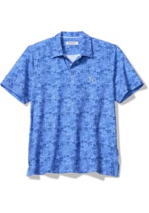 Tommy Bahama Kansas City Royals Mens Blue Bahama Coast Palm Retreat Short Sleeve Fashion Polo