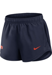 Nike Auburn Tigers Womens Navy Blue Tempo Shorts
