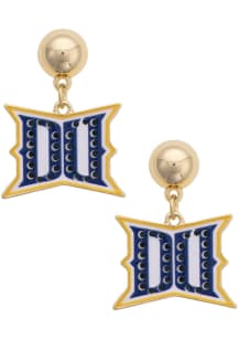 Drexel Dragons Pave Outline Womens Earrings