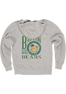 Blue 84 Baylor Bears Mens Grey First Dibs Sic Em Long Sleeve Hoodie