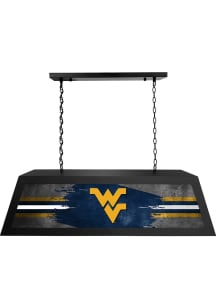 West Virginia Mountaineers Long Black Billiard Lamp
