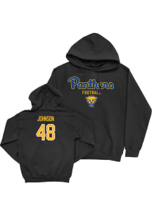 Desmond Johnson Campus Ink Pitt Panthers Youth NIL Panthers Long Sleeve Player Hoodie Black